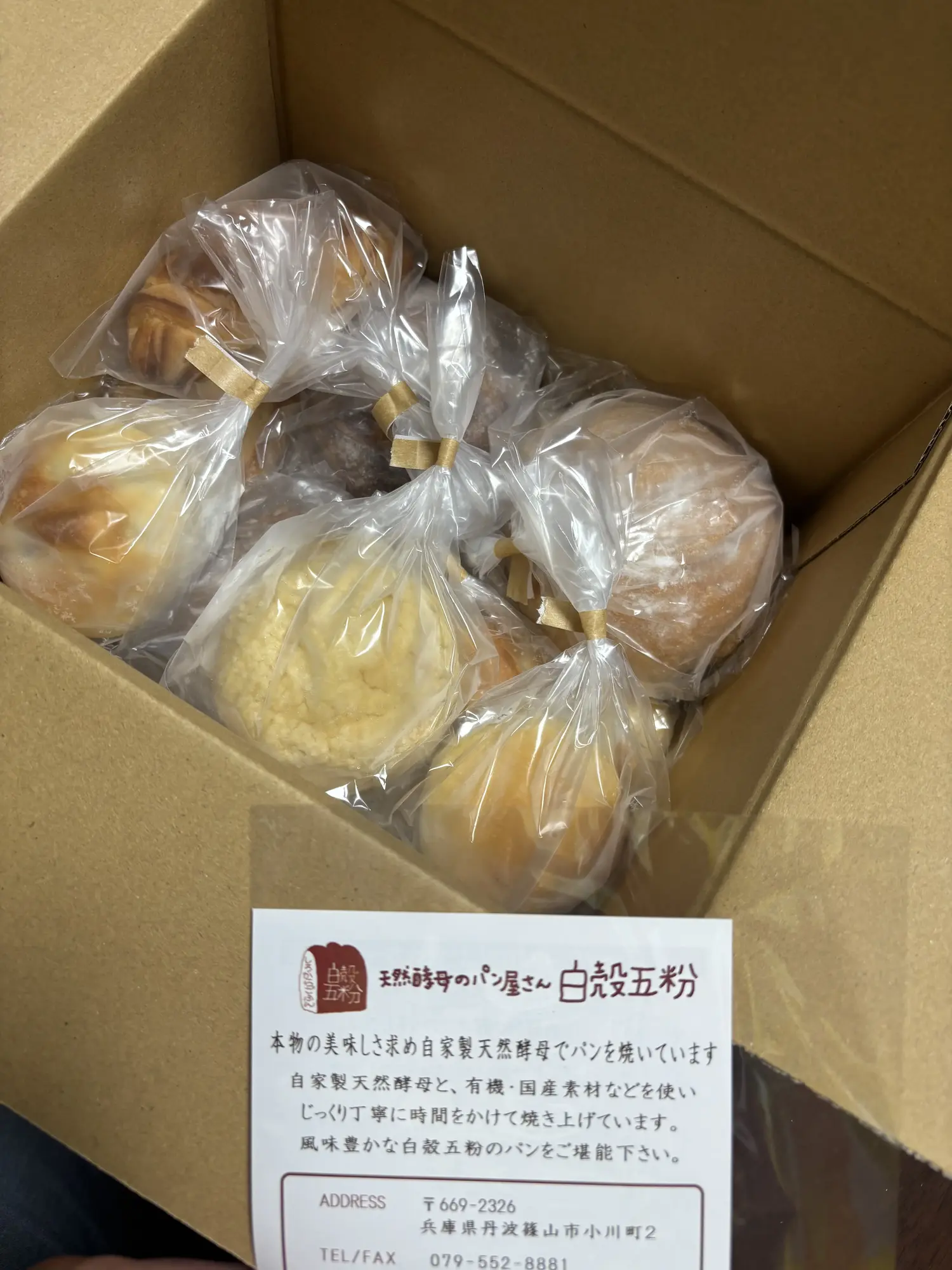 天然酵母のパン屋さん 白殻五粉 - 自家製天然酵母のロスパンセット