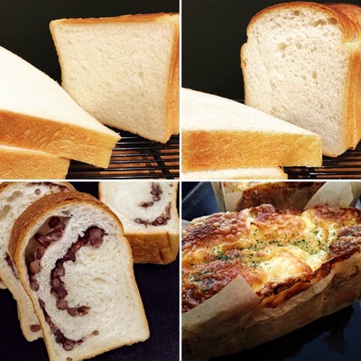 明日の朝はどれを食べようかな♬ 人気の食パン4種食べ比べセット