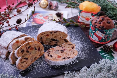 チョコシュトーレン&サンタマフィンのクリスマスセット