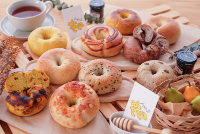 ベーグルの店もぐのパンセット