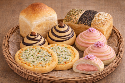 Health Bread Jujubeのパンセット