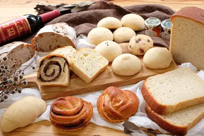 Boulangerie amemiのパンセット