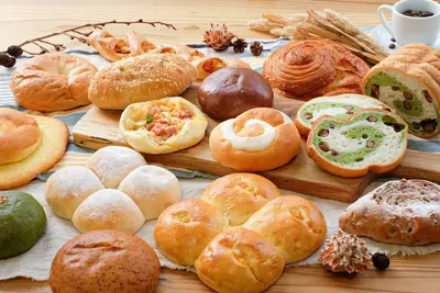 米粉パンの店　ベーカリーピースのパンセット
