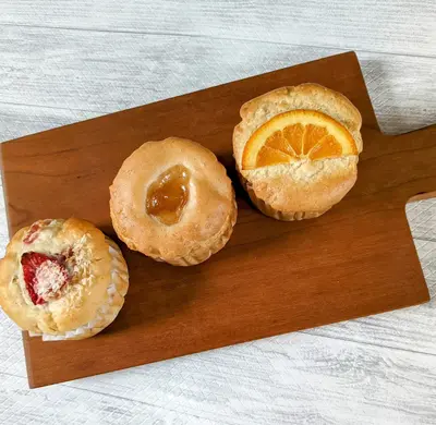 Organic cafe koto-kotoのパンセット