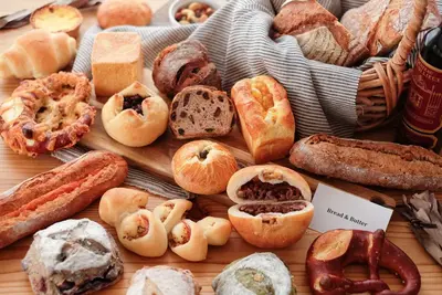九州産小麦を使用した無添加生地　Bread & Butterこだわりの口福パンセット
