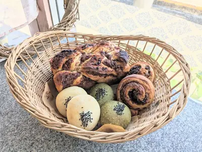 自家製甘酒の砂糖不使用【甘麹×発酵あんこ】パンセット