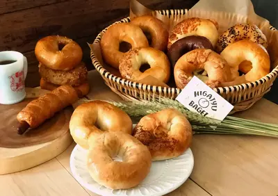 HIGAJYU BAGELのパンセット