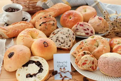 BakeryCafe CuiCuiのパンセット