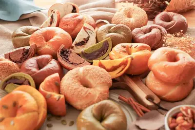 Good Day Bagel & Coffeeのパンセット